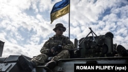 Украинанын чыгышындагы украин аскерлери.