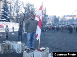 Дмитро Галко на Євромайдані. Київ, 2014 року