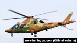 Türkmenistanyň ýaragly güýçleriniň AW-109 dikuçary (bezeg suraty)