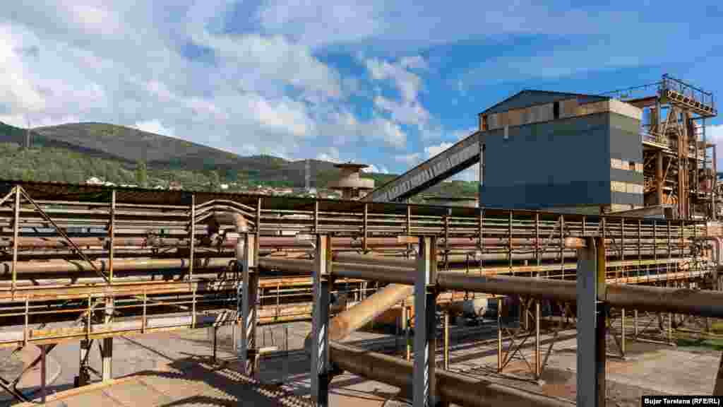 Metalurgjia e zinkut në Mitrovicë, e cila nisi punën në vitin 1967.