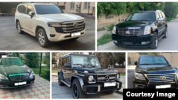 Ыкчам иликтөө иш-чараларынын натыйжасында мамлекетке алынган кымбат баалуу чопкутталган унаалар. Октябрь, 2022-жыл.