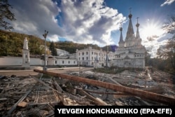 Святогірська лавра на Донеччині, 3 жовтня 2022 року