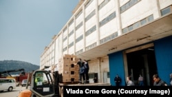 Slobodna carinska zona Luke Bar. Crna Gora, Bar 14. maj 2022.