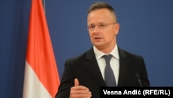 Унгарскиот министер за надворешни работи Петер Сијарто (архивска фотографија)