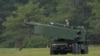 Artiljerijski raketni sistem visoke pokretljivosti M142 (HIMARS) na vojnoj vežbi u Letoniji u septembru.
