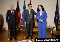 Takimi ndërmjet Osmanit, Scholzit dhe Macronit