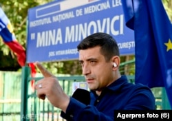 George Simion, the founder of the Alliance for the Union of Romanians (AUR)