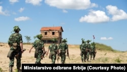 Terenska obuka vojske Srbije.
