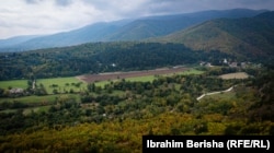 Zona e Veçantë e Mbrojtur e fotografuar nga droni.