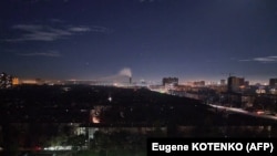 Панорама Києва під час відключень світла