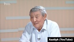 Омор Султанов "Азаттыктын" студиясында.  17-август, 2018-жыл. 