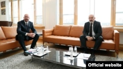ՀՀ վարչապետ Նիկոլ Փաշինյան և ԵՄ խորհրդի նախագահ Շառլ Միշել, արխիվ