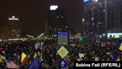 Piata Victoriei, 12 februarie 2017