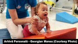 Alexia a fost diagnosticată cu paralizie cerebrală.