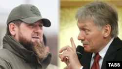 Рамзан Кадыров и Дмитрий Песков (фотоколлаж) 