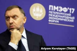 Russian billionaire Oleg Deripaska (file photo)