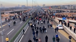 Roads Blocked In Protest Against New Serbian Laws Decried By Environmentalists
