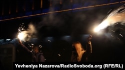 Під час акції до Дня Гідності та Свободи у Запоріжжі 21листопада 2021 року