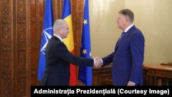 Klaus Iohannis și Alfred Stern, directorul general OMV Petrom