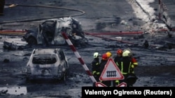 23 ნოემბრის სარაკეტო დარტყმის ადგილი კიევში