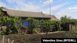 O ogradă țărănească la Tocuz cu latrina în partea dreaptă