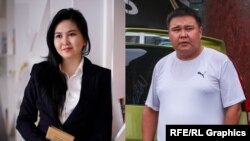 Орозайым Нарматова жана Илгиз Шаменов.