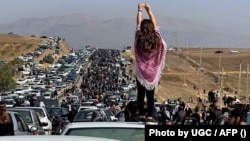 تصویر آرشیف: گوشه یی از اعتراضات مردمی در ایران 