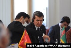 Міністр закордонних справ Туркменистану Рашид Мередов у Тегерані, Іран, 27 жовтня 2021 року