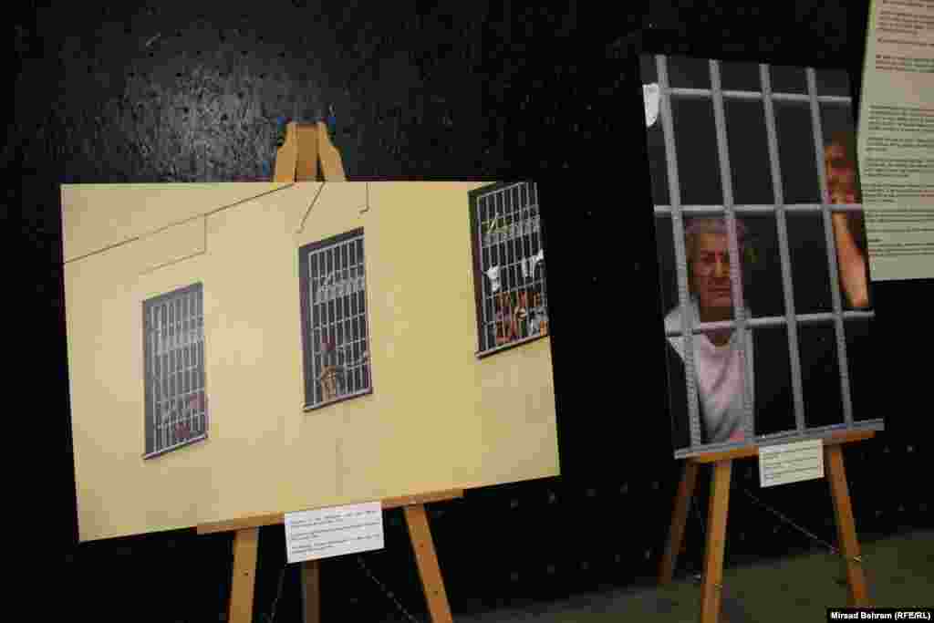 Detalji iz logora Manjača kod Banje Luke (lijevo) iz 1992. godine, te logora Heliodrom kod Mostara iz maja 1993. godine.