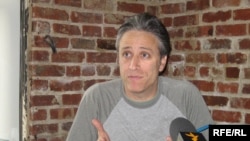 Jon Stewart hosts Comedy Central's runaway hit, "The Daily Show with Jon Stewart"