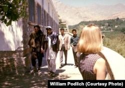 "I grew up in Tempe, Arizona, and when my dad offered my younger sister, Jan, and me the chance to go with him and our mother to Afghanistan, I was excited about the opportunity," says Peg Podlich (right). "I would spend my senior year in high school in some exotic country, not in ordinary Tempe.... Of course, there were loads of cultural differences between Arizona and Afghanistan, but I had very interesting and entertaining experiences. People always seemed friendly and helpful. I never got into any real difficulties or scrapes, even though I was a fairly clueless teenager! Times were more gentle back then."