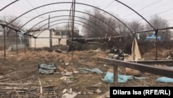 Темирбек Иманбетов в начале этого года взял ссуду на строительство теплицы, но ее затопило. 5 декабря 2020 года.