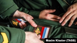 Шэўроны расейскай арміі. Ілюстрацыйнае фота