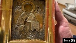 Iz Dodikovog kabineta tvrde da ikona koju je poklonio Lavrovu nije ukradena. 