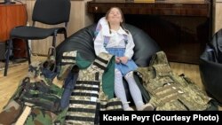 Соломія і куплені за її кошти бронежилети