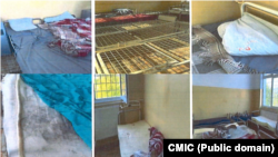 Câteva dintre camerele în care dormeau pacienții internați la Spitalul de Psihiatrie din Ștei/județulBihor, octombrie 2024.