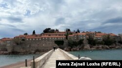 Grad hotel Sv. Stefan, april 2022.