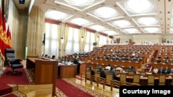 Зал заседаний Жогорку Кенеша. 