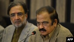 راناثنالله وزیر داخله پاکستان