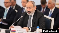 ՀՀ վարչապետ Նիկոլ Փաշինյանը ԵԱՏՄ նիստի ժամանակ, արխիվ