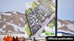 Соода-логистикалык борбордун макети.