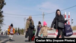 Румыния-Украина чек арасындагы качкындар. 