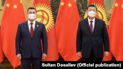 Садыр Жапаров и Си Цзиньпин. 