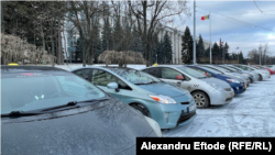 Protestul taximetriștilor, Chișinău, 24 ianuarie 2022.
