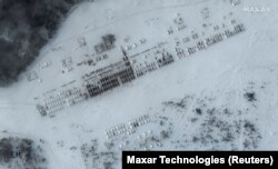 O imagine din satelit arată nivelul trupelor rusești de la granița cu Ucraina.