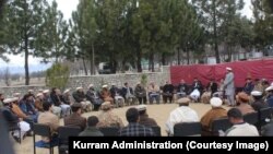 په کورمه کې پخوا هم د امنیت او نورو موضوعاتو په اړه جرګې او غونډې شوې دي - پخوانی انځور.