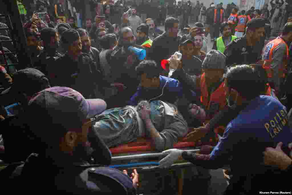 Hospital officials said that many of the wounded were in critical condition.