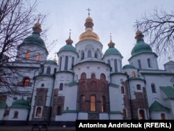 Під час презентації фільму «Григорій Сковорода. Світе, я йду до тебе!» у Софії Київській. Київ, 20 січня 2023 року