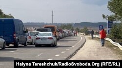 Черги на українсько-польському кордоні