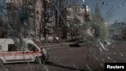 Архивска фотографија, Амбулантно возило во Киев. 